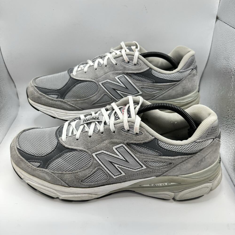 New Balance USA 990 v3 ‘Made In The USA’ Gray Sneaker W990GL3 Men’s | Size 12 US - Picture 3 of 8